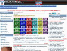 Tablet Screenshot of freejobalert.com